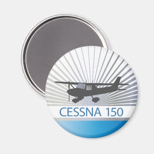 Cessna 150 vliegtuig magneet (Voorkant / Achterkant)