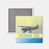 Cessna 150 vliegtuig magneet (Voorkant / Achterkant)