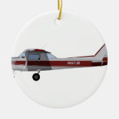 Cessna 152 392392 keramisch ornament (Voorkant)
