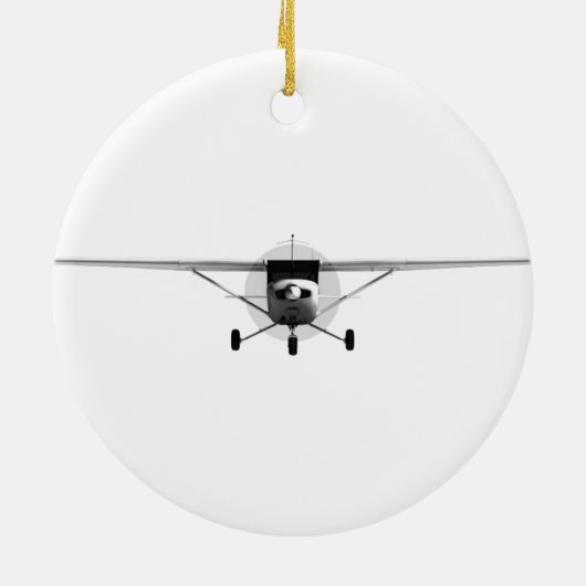Cessna 152 keramisch ornament (Achterkant)