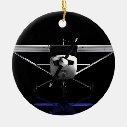 Cessna 152 Showroom. Keramisch Ornament (Voorkant)