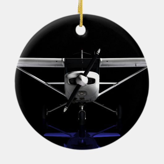 Cessna 152 Showroom. Keramisch Ornament (Achterkant)