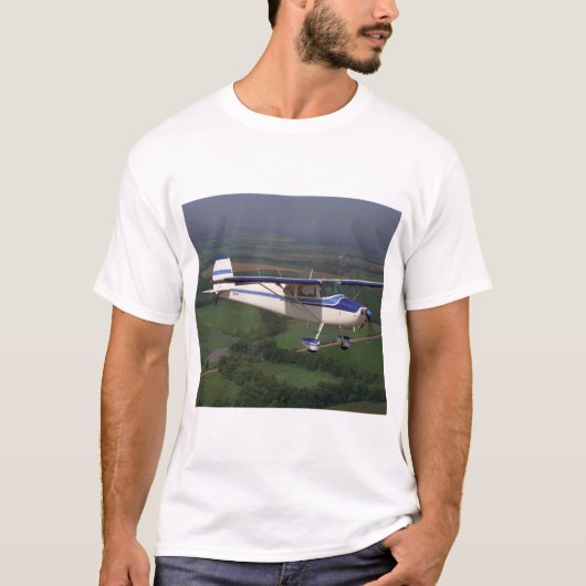 Cessna 170, 1948,_Classic Aviation T-shirt (Voorkant)