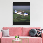 Cessna 170, 1948,_Klassieke Luchtvaart Canvas Afdruk (Insitu (Woonkamer))