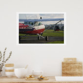 Cessna 172 en Schweizer 300C Poster (Keuken)