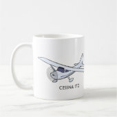 Cessna 172-mok koffiemok (Links)