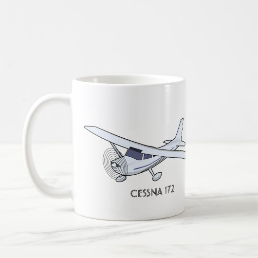 Cessna 172-mok koffiemok (Links)