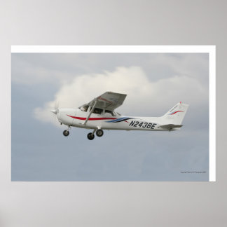 Cessna 172 over de vrijlating poster