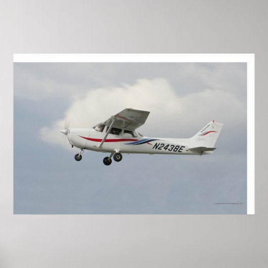 Cessna 172 over de vrijlating poster (Voorkant)