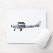 Cessna 172 Skyhawk Blue Muismat (Met muis)