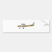 Cessna 172 Skyhawk Brown Bumpersticker (Voorkant)