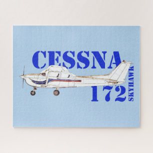 Cessna 172 Skyhawk Vliegtuigontwerp Legpuzzel