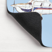 Cessna 172 Skyhawk Vliegtuigontwerp Muismat (Hoek)