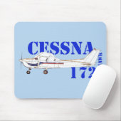 Cessna 172 Skyhawk Vliegtuigontwerp Muismat (Met muis)