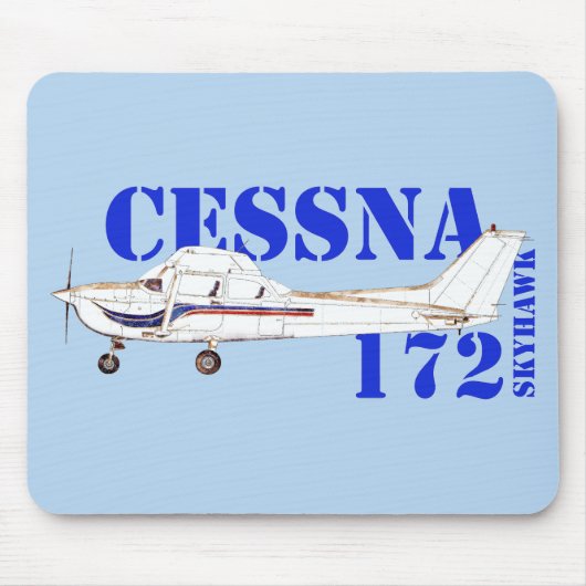 Cessna 172 Skyhawk Vliegtuigontwerp Muismat (Voorkant)