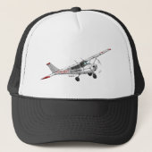 Cessna 172 trucker pet (Voorkant)