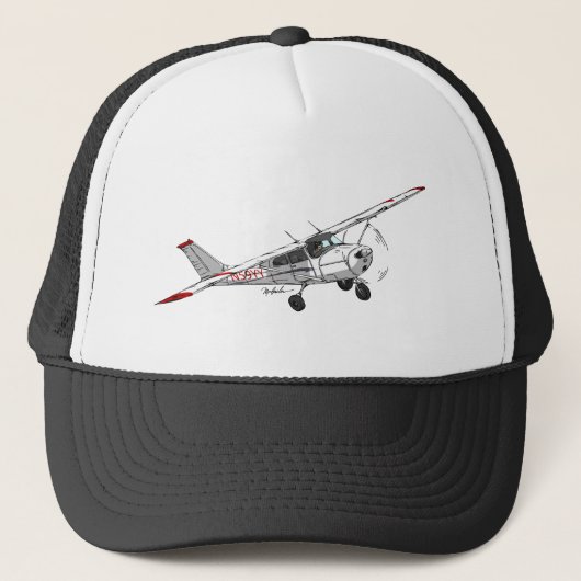 Cessna 172 trucker pet (Voorkant)