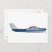 Cessna 177RG kardinaal 395395 Briefkaart (Voorkant / Achterkant)