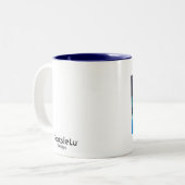 cessna 182 tweekleurige koffiemok (Voorkant links)