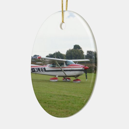 Cessna 182Q Keramisch Ornament (Links)