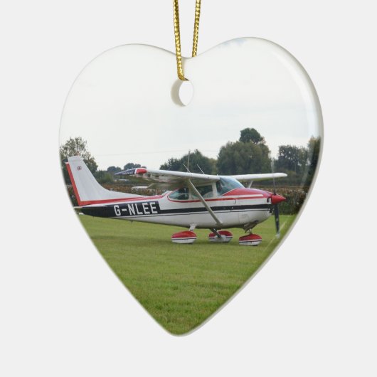 Cessna 182Q Keramisch Ornament (Links)