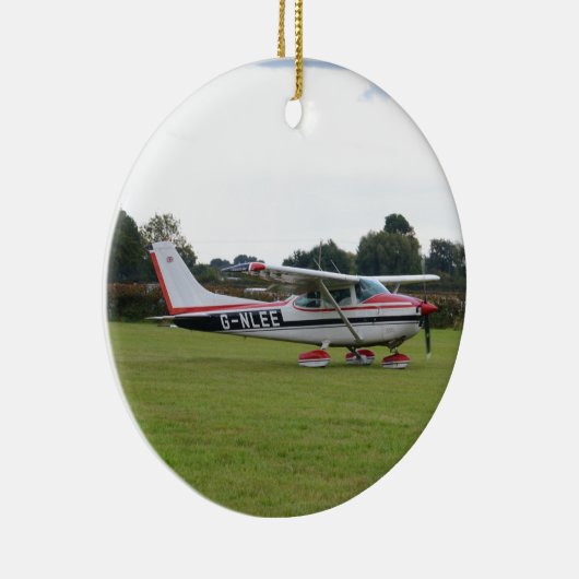 Cessna 182Q Keramisch Ornament (Rechts)