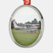 Cessna 182Q Metalen Ornament (Links)