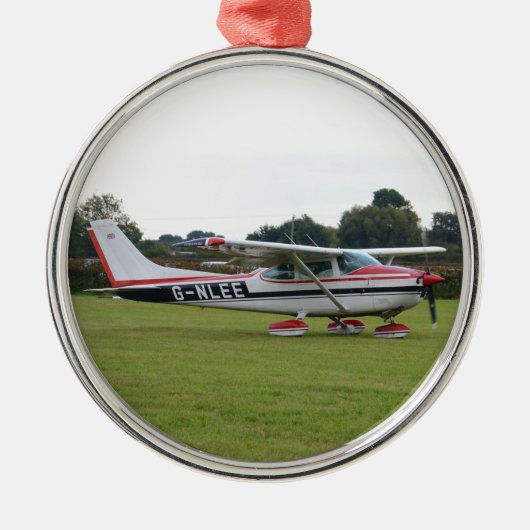 Cessna 182Q Metalen Ornament (Voorkant)