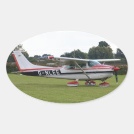 Cessna 182Q Ovale Sticker