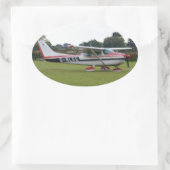 Cessna 182Q Ovale Sticker (Tas)