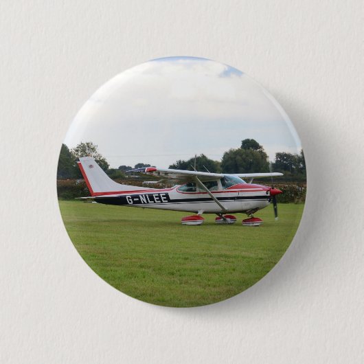 Cessna 182Q Ronde Button 5,7 Cm (Voorkant)