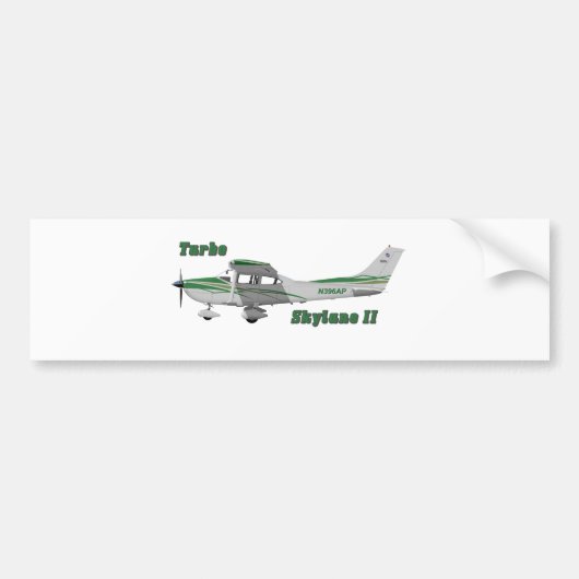 Cessna 182T Turbo Skylane II 396396T Bumpersticker (Voorkant)