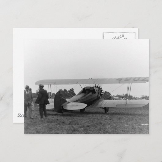  Cessna 1920's Vliegtuig Briefkaart (Voorkant / Achterkant)