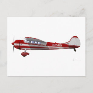 Cessna 195 briefkaart