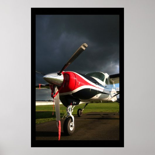 Cessna 208 Grand Caravan, Nose Poster (Voorkant)