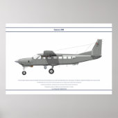 Cessna 208 VAE Poster (Voorkant)