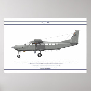 Cessna 208 VAE Poster