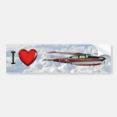 Cessna 210 N777WL Bumpersticker (Voorkant)