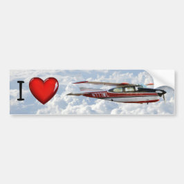 Cessna 210 N777WL Bumpersticker