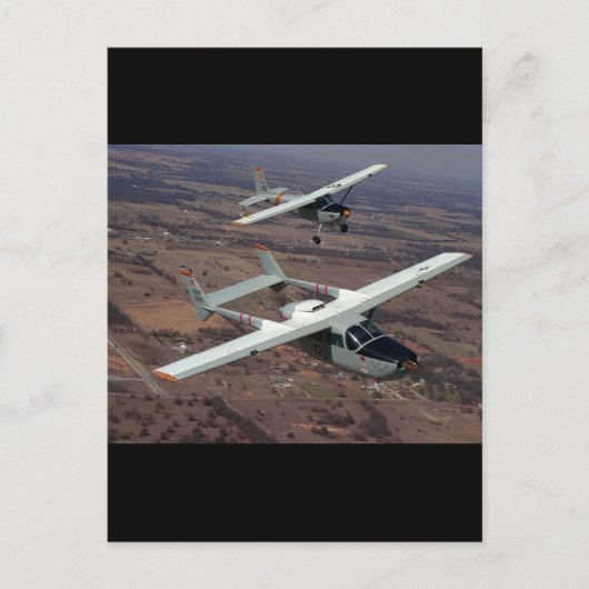 Cessna 337, 1967 and_Classic Aviation Briefkaart (Voorkant)