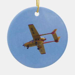 Cessna 337G Super Skymaster Keramisch Ornament