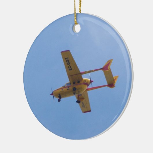 Cessna 337G Super Skymaster Keramisch Ornament (Links)