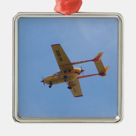 Cessna 337G Super Skymaster Metalen Ornament (Voorkant)