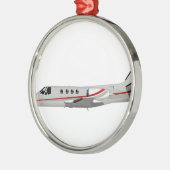 Cessna 500 Visum II 397397 Metalen Ornament (Links)