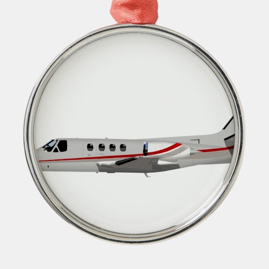 Cessna 500 Visum II 397397 Metalen Ornament (Voorkant)