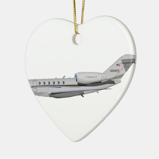 Cessna 750 Visum X 426426 Keramisch Ornament (Links)