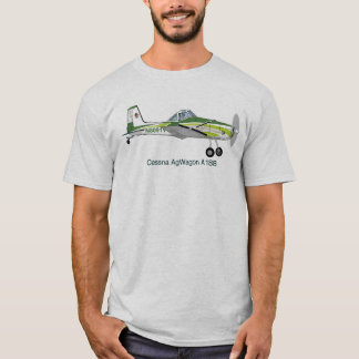 Cessna AgWagon A188 Crop Duster Vliegtuig T-shirt
