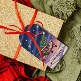 Cessna Airplane carries Christmas Tree Photo Funny Cadeaulabel