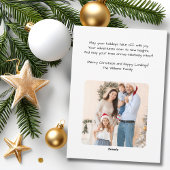 Cessna Airplane carries Christmas Tree Photo Funny Feestdagenkaart