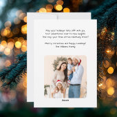 Cessna Airplane carries Christmas Tree Photo Funny Feestdagenkaart